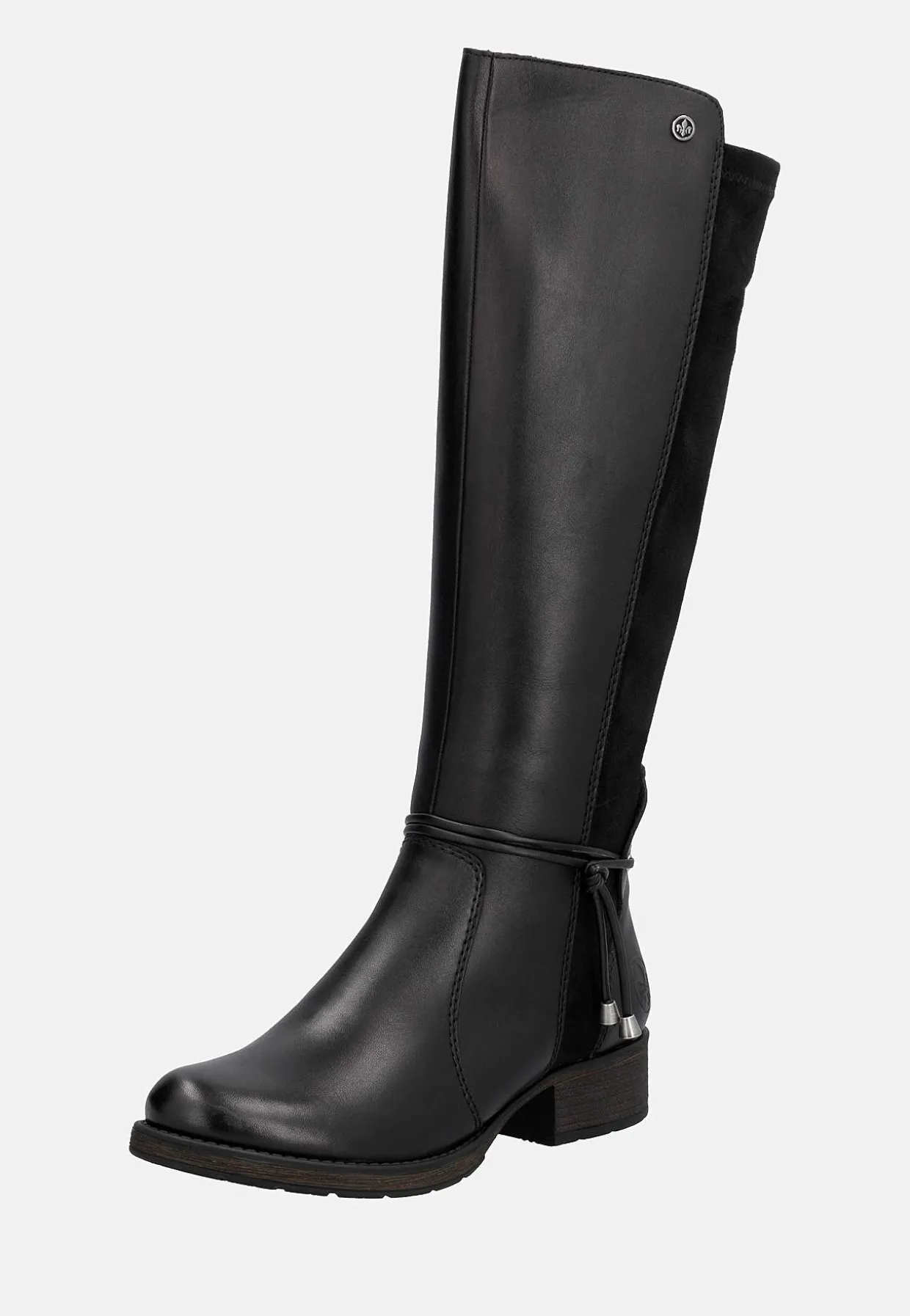 Skindstøvle med skaft med stræk