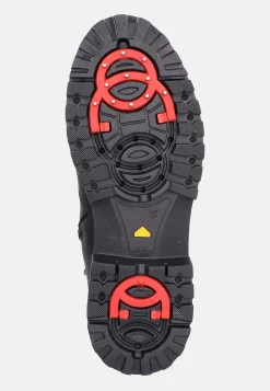 Skindstøvle med udtrækkelige crampons