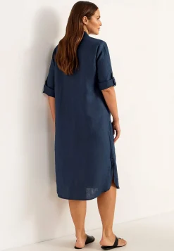 Skjortekjole Premium i hør