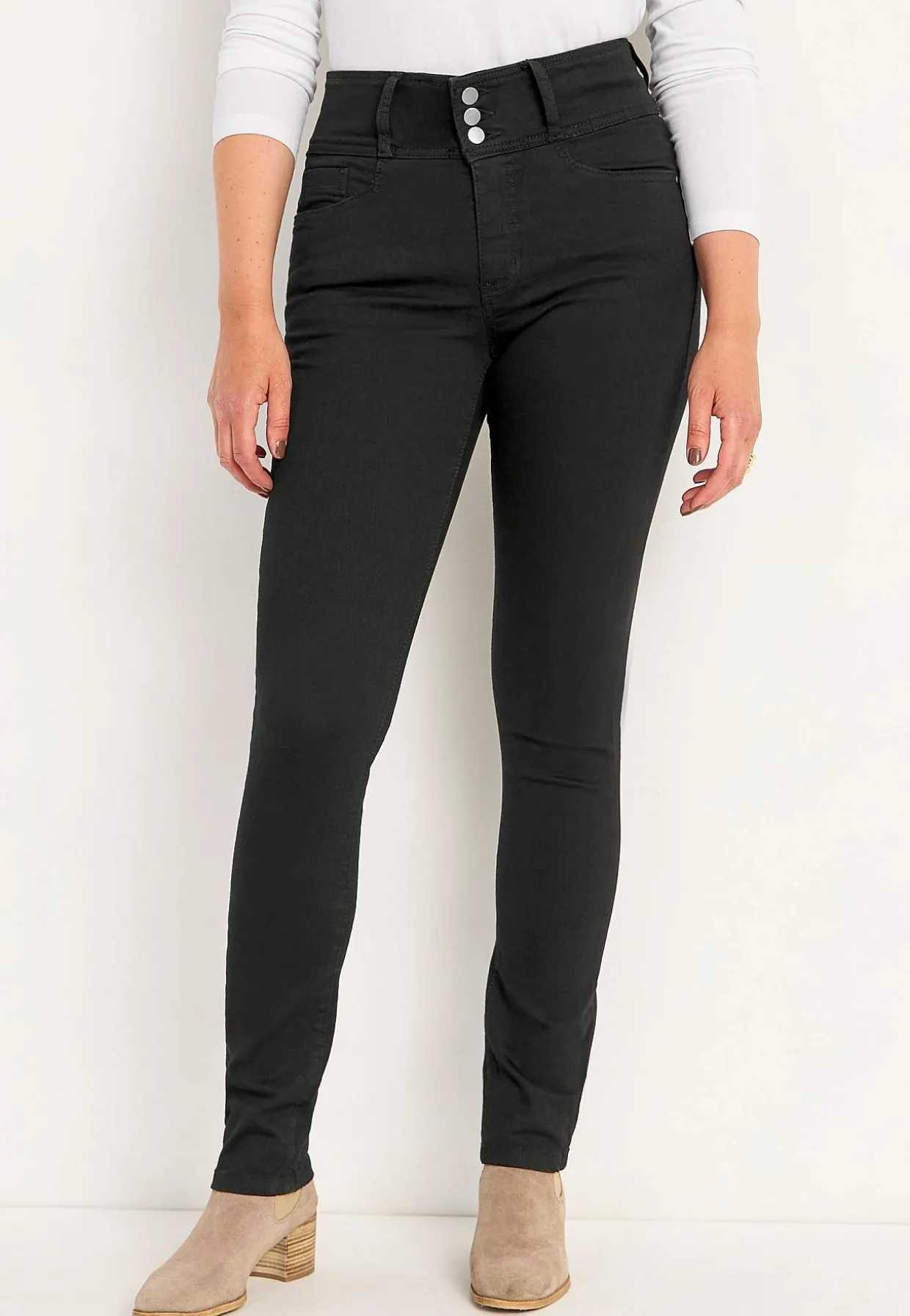 Smalle jeans med høj talje - tre længder Jennifer | Cellbes