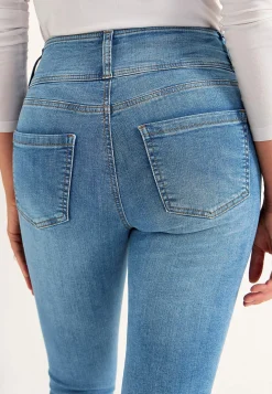 Smalle jeans med høj talje - tre længder Jennifer | Cellbes