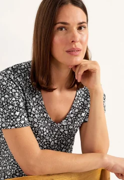 Småblomstret jerseytunika | Cellbes