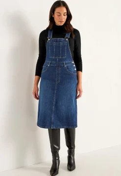 Smækkjole i denim