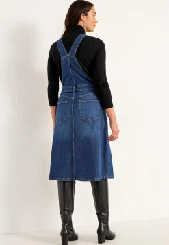 Smækkjole i denim