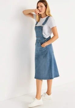 Smækkjole i denim