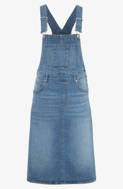 Smækkjole i denim