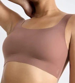 Sømløs BH-top i superblød mikrofiber Zero Feel 2.0