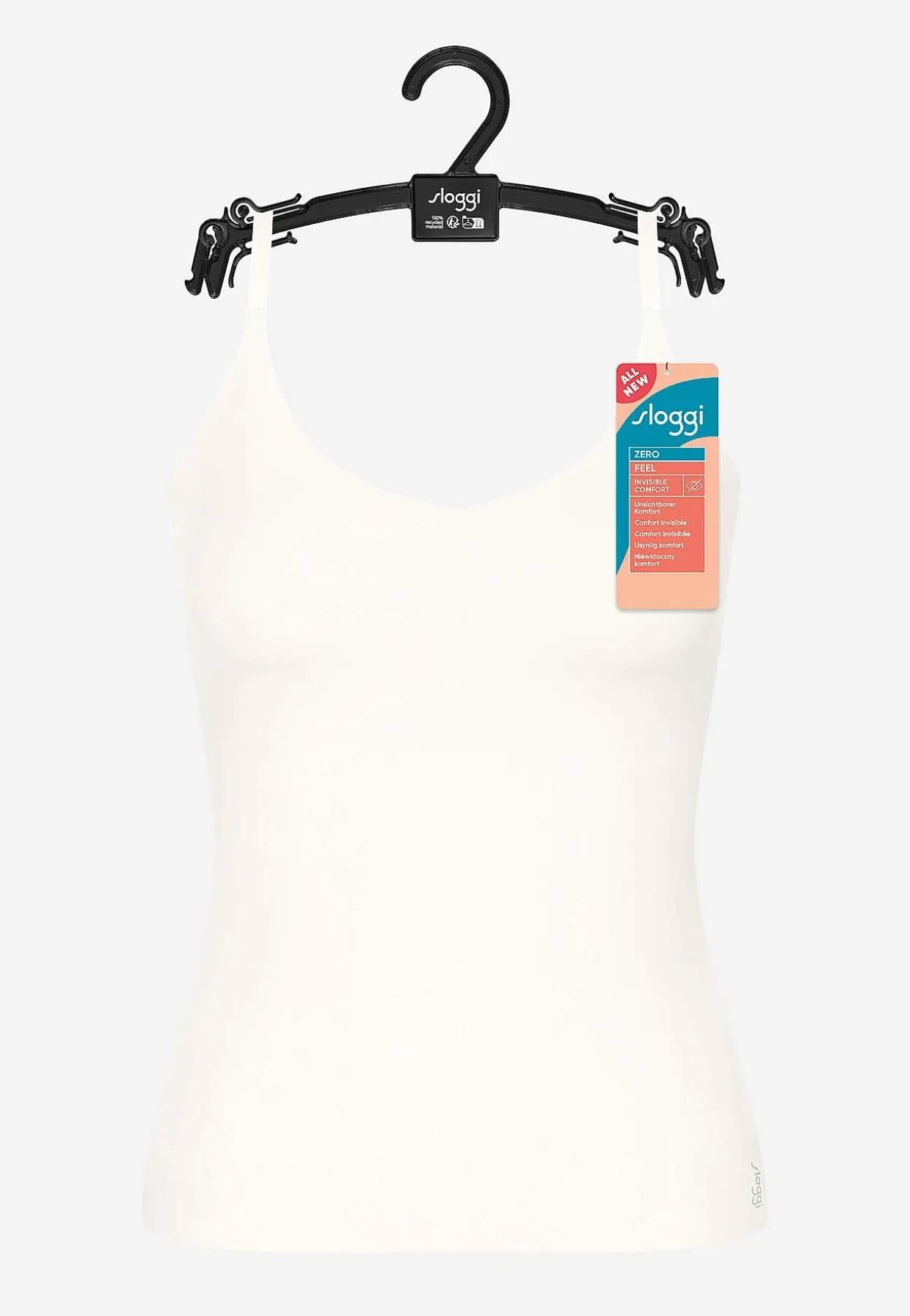 Sømløs top med justerbare skulderstropper ZERO Feel 2.0 Spaghetti top | Cellbes