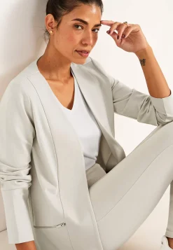 Stilren habitjakke i Punto di Roma jersey Lisa