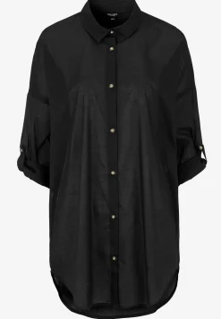 Strandskjorte med foldbare ærmer