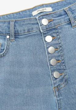 Stretchjeans med høj talje