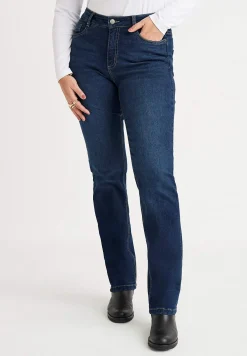 Stretchjeans med lige ben - tre længder Linnea