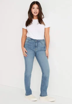 Stretchjeans med lige ben - tre længder Linnea