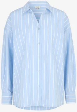 Stribet lang skjorte