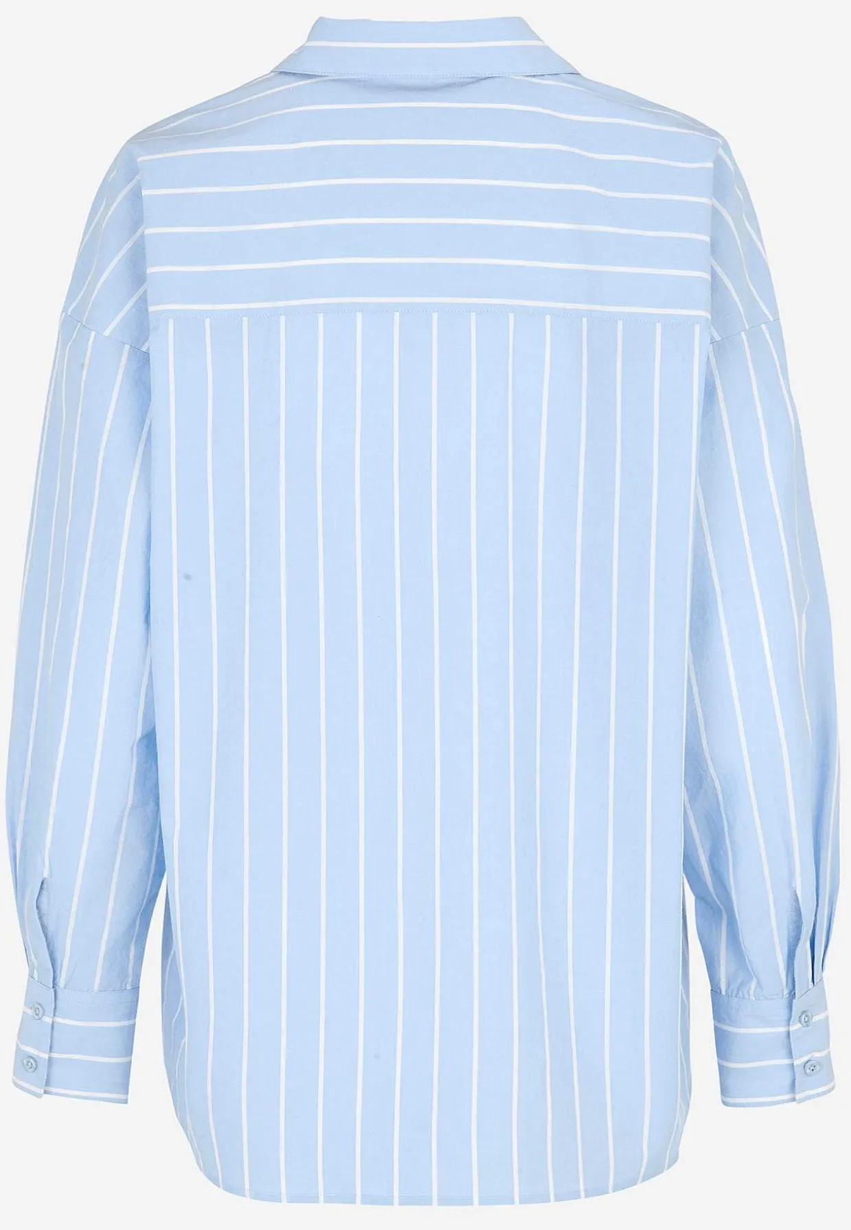 Stribet lang skjorte