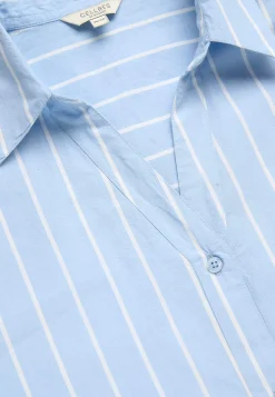 Stribet lang skjorte