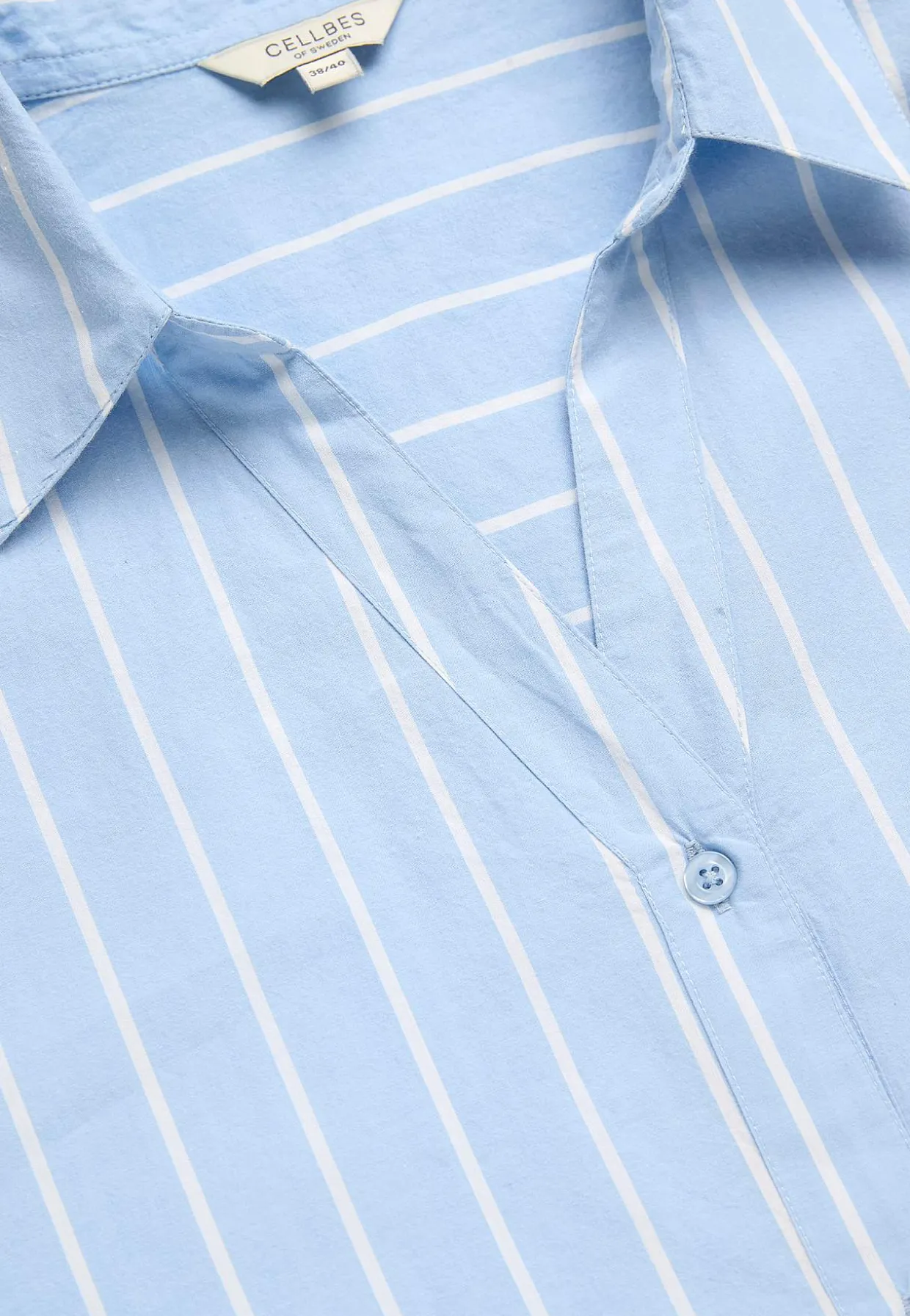 Stribet lang skjorte