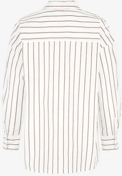 Stribet lang skjorte