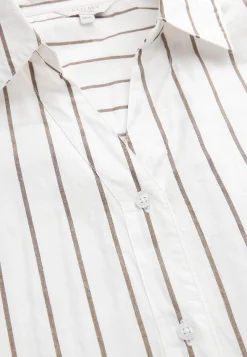 Stribet lang skjorte
