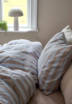 Stribet sengesæt 150x210 cm