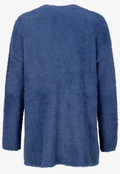 Strikket, åben cardigan