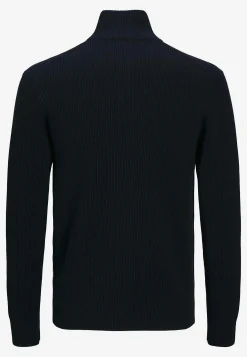 Strikket cardigan med lynlås