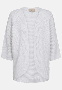 Strikket cardigan med trekvartærme