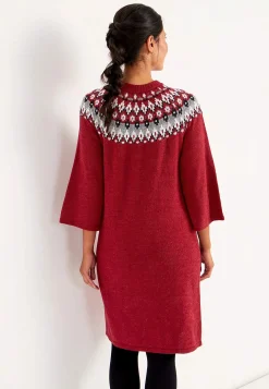 Strikket, jacquardmønstret kjole | Cellbes