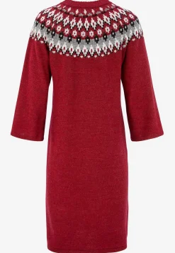 Strikket, jacquardmønstret kjole | Cellbes