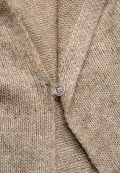 Strikket, lang cardigan