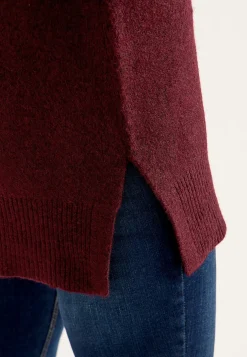 Strikket tunika med slidser | Cellbes