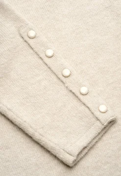 Strikket tunika med slids