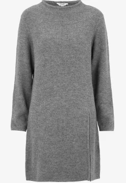 Strikket tunika med slids