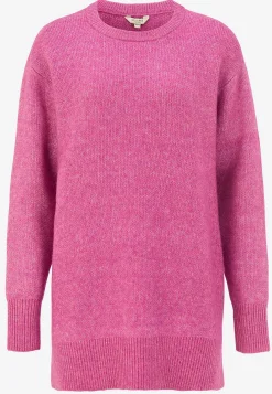 Strikket tunika med slidser