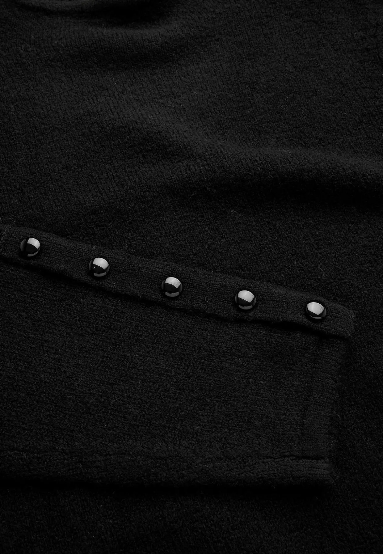 Strikket tunika med slids