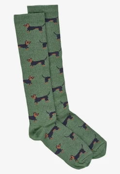 Støttestrømpe i bomuldsviscose