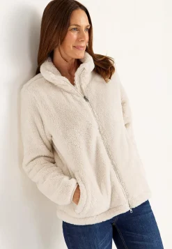 Superblød fleecejakke