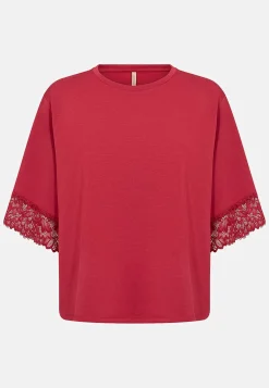 Superblød jerseytop med blonde | Cellbes