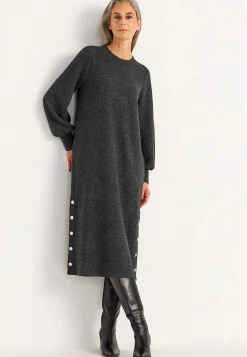 Superblød kjole med knapper Beata