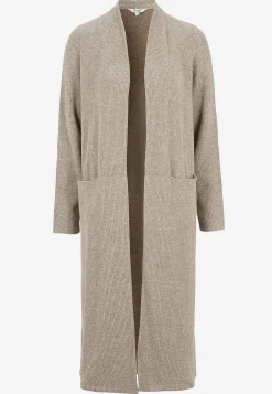 Superblød, lang cardigan med lommer Beata