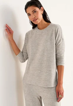 Superblød, langærmet jerseytop