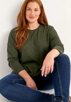 Superblød, langærmet jerseytop