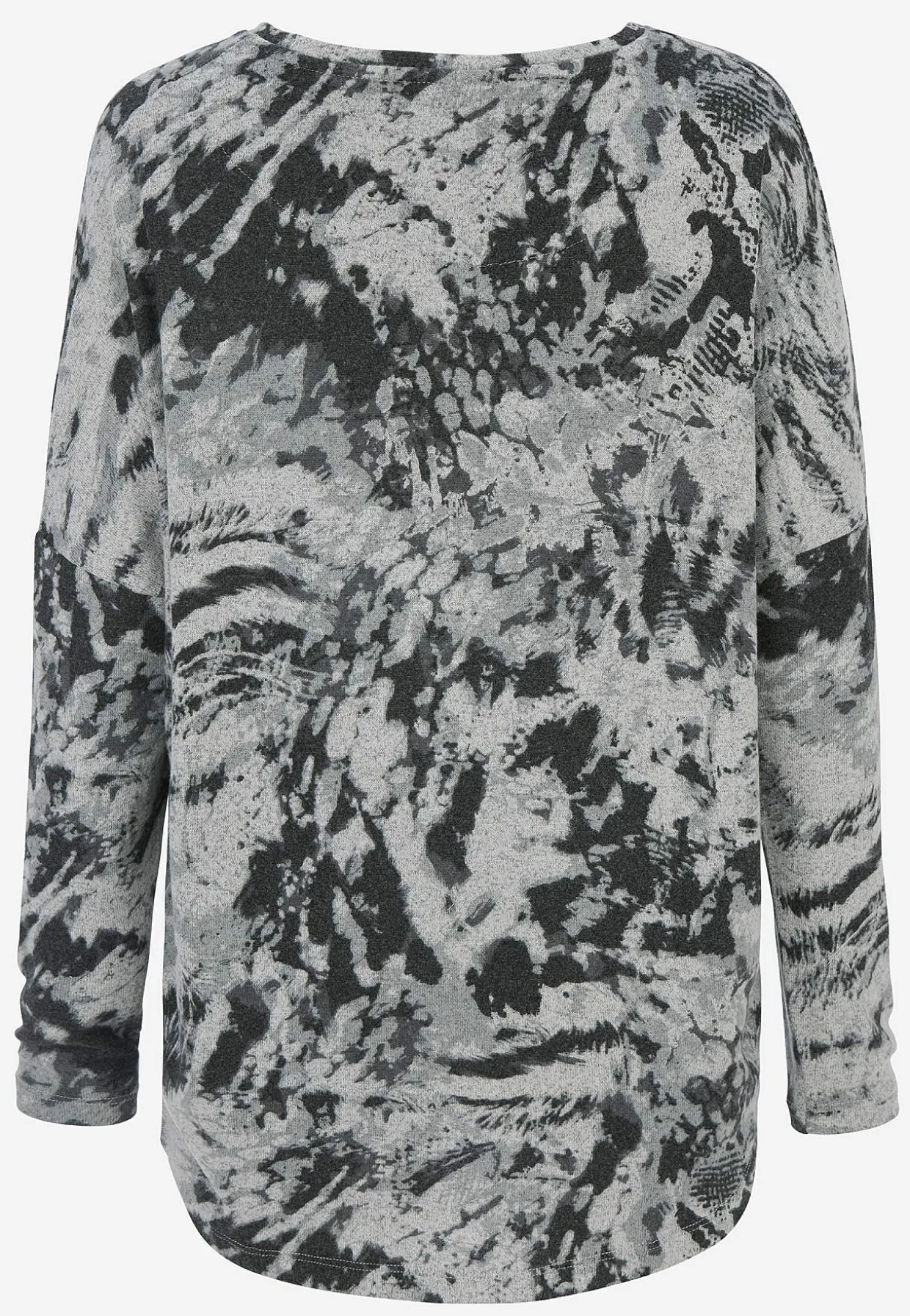 Superblød, mønstret jerseytop