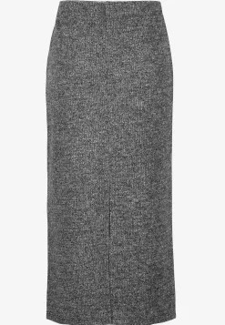 Superblød nederdel med slids Beata