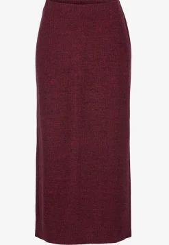 Superblød nederdel med slids Beata