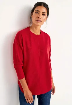 Superblød trøje med dekorativ midtersøm Beata