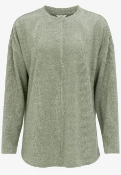 Superblød trøje med dekorativ midtersøm Beata