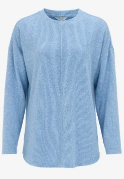 Superblød trøje med dekorativ midtersøm Beata