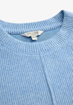 Superblød trøje med dekorativ midtersøm Beata