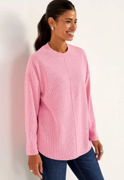 Superblød trøje med dekorativ midtersøm Beata | Cellbes